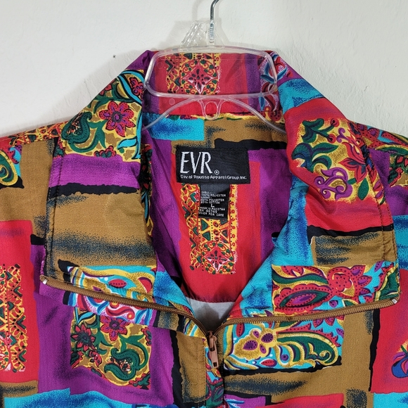 Vtg EVR Full Zip Jacket Sz Large - Picture 3 of 16